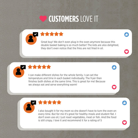 Air Fryer Infinity PRO XXL with double basket