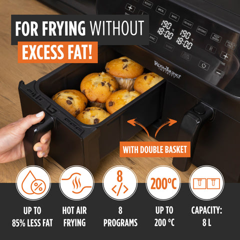 Air Fryer Infinity PRO XXL with double basket