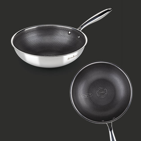 Premium wok Rosmarino HexaPRO - 28 cm