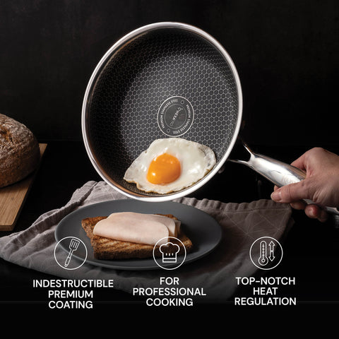 Premium frying pan Rosmarino HexaPRO  - 20 cm
