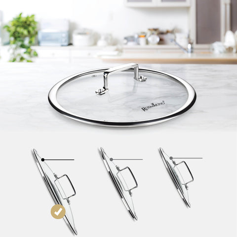 Glass Lid Rosmarino HexaPRO - 28 cm