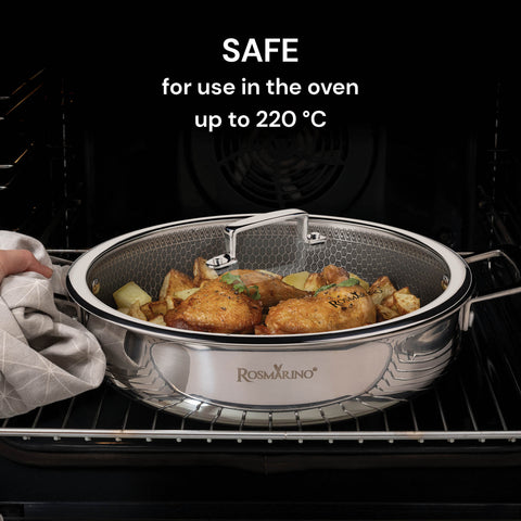 Glass Lid Rosmarino HexaPRO - 24 cm