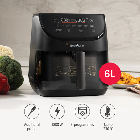 Air fryer Rosmarino TempSense – 6 L