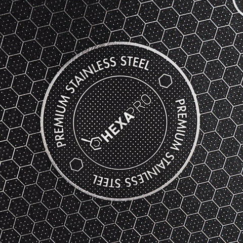 11-piece Rosmarino HexaPro cookware set with lids