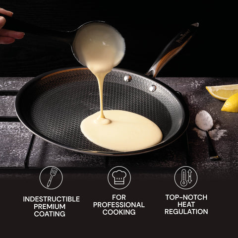 Premium pancake pan Rosmarino HexaPRO - 28 cm