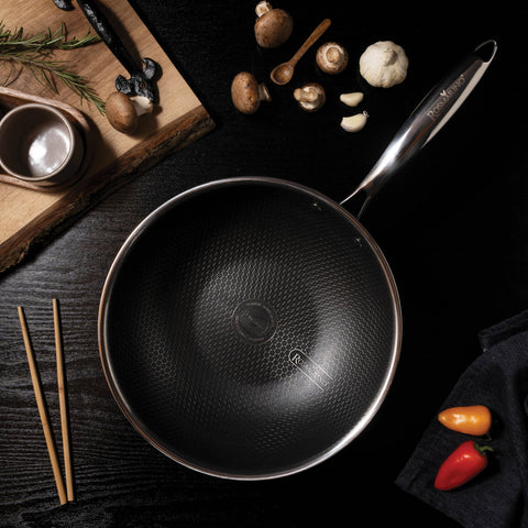 9-piece Rosmarino HexaPRO cookware set